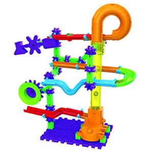 The Learning Journey Techno Gears Marble Mania STEM Construction Set – Catapult Marble Run (80+ pieces) – Learning Toys & Gifts for Boys & Girls Ages 6 Years and Up