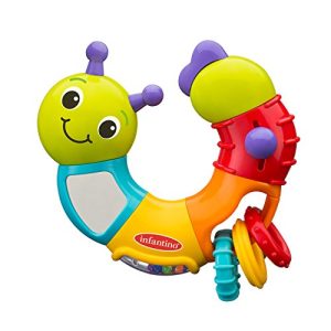 Infantino Topsy Turvy Twist and Play Caterpillar Rattle
