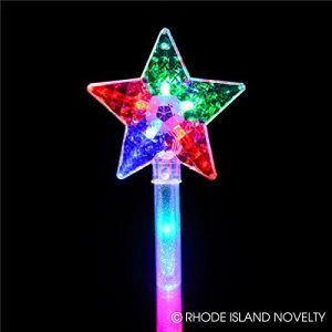 Rhode Island Novelty 21 Inch Rainbow Magic Ball Star Wand