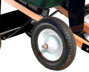 Big 4 Wheeler Heavy-Duty Wheelbarrow, 6 Cubic Feet