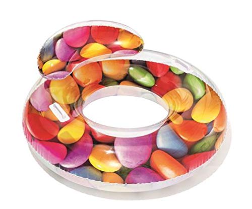 Bestway 43186E Candy Delight Lounge Pool Float, Multi-Colored