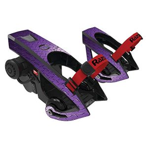 MightySkins Skin Compatible with Razor Turbo Jetts Electric Heel Wheels - Purple Diamond Plate | Protective, Durable, and Unique Vinyl wrap Cover | Easy to Apply, Remove | Made in The USA