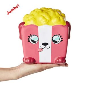 Squish-Dee-Lish Squishy Jumbo Toy, Squishies - Slow Rising Pup-Corn, Soft Kids Squishy Toys 86715