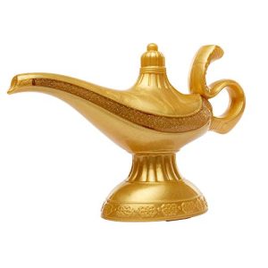 Aladdin Disney Magic Genie Lamp, Lights Up & Shakes!