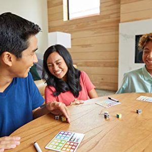 Lowdown Roll & Write Family Dice Game with Dry Erase Boards and Markers for 7 Year Olds and Up