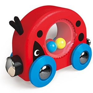 Hape Wooden Railway Lucky Ladybug and Friends Train Set