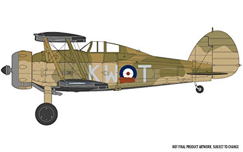 Airfix Gloster Gladiator MK I/MK II 1:72 WWII Military Aviation Plastic Model Kit A02052A