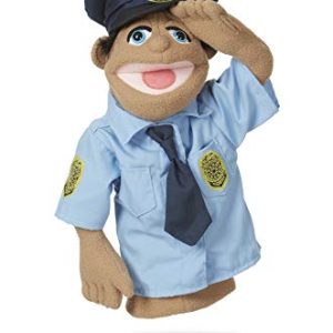 Melissa & Doug Police Officer Puppet with Detachable Wooden Rod for Animated Gestures
