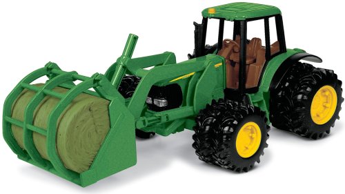 John Deere Tractor With Bale Mover