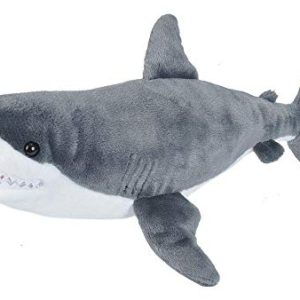 Wild Republic Great White Shark Plush Stuffed Animal Toy, Gifts for Kids, Cuddlekins 20 Inches