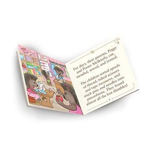 Li'l Woodzeez 255-W6461 The McBristly Porcupine Family with Storybook