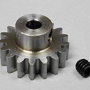 Robinson Racing 0170 Steel Alloy Motor Pinion Gear, 1/8" Bore, 32 Pitch, 17 Tooth