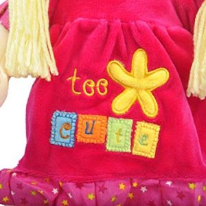 Linzy Plush 17.5" Magenta Niobe Sweet Cakes Rag Doll