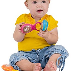 Edushape Bead & Bell Baby Shakers Set, 3 Piece, Assorted Colors