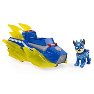 Paw Patrol, Mighty Pups Charged Up Chase’s Deluxe Vehicle with Lights and Sounds