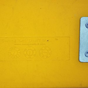 Swing Set Stuff Commercial Rubber Belt Seat with Chains & Hooks SSS Logo Sticker Playground Swing, Yellow