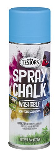 Testors 307589 - 3 PK Spray Chalk, 6 Oz, Blue