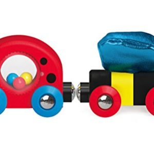 Hape Wooden Railway Lucky Ladybug and Friends Train Set
