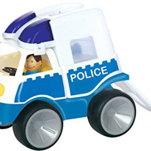 Gowi Toys Austria Police Van with Police Play Figures