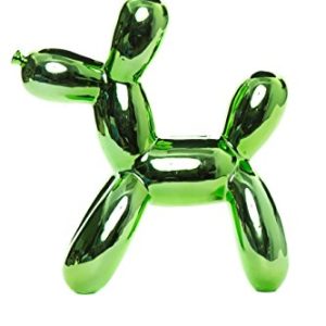 Interior Illusions Green Balloon Dog Bank