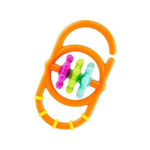 Sassy My First Rattles Newborn Gift Set with 3 Soft and Flexible Rattles, Ages 0+ Months