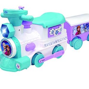 Disney 2-in-1 Battery-Powered Frozen Train with Caboose & Tracks