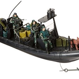 Click N’ Play Military Special Operations Combat Dinghy Boat 26 Piece Play Set with Accessories.