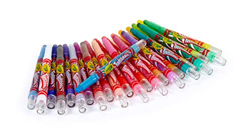Crayola Mini Twistables Crayons, 24 Classic Colors Non-Toxic Art Tools for Kids & Toddlers 3 & Up, Great for Kids Classrooms Or Preschools, Self-Sharpening No-Mess Twist-Up Crayons