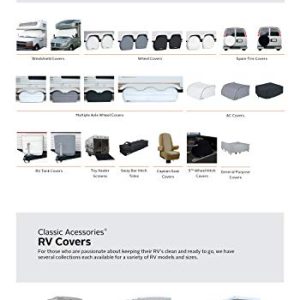 Classic Accessories RV Toy Hauler Trailer Tailgate Bug/Shade Adjustable Screen, Aluminum/Fiberglass Frame