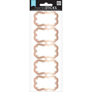 me & my BIG ideas LABS-37 Stickers, Rose Gold