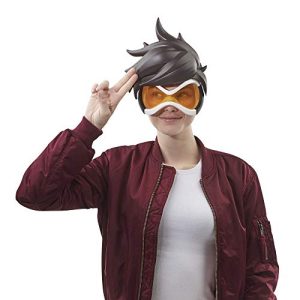 Hasbro Overwatch Tracer Roleplay Mask with Removable Hair Accessory - Blizzard Video Game Characters