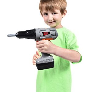 Maxx Action Power Tools Drill with Realistic Drilling Movement and Drill Bit Accessories