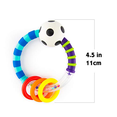 Sassy Ring Rattle | Developmental Baby Toy for Early Learning | High Contrast | For Ages Newborn and Up
