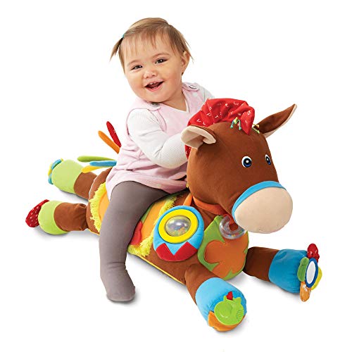 Melissa & Doug Giddy-Up & Play Baby Activity Toy (Multi-Sensory Horse, Great Gift for Girls and Boys - Best for Babies and Toddlers, 9 Month Olds, 1 and 2 Year Olds)