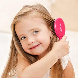 Click N' Play Set of 8 Kids Pretend Play Beauty Salon Fashion Play Set with Hairdryer, Curling Iron, Mirror & Hair Styling Accessories with a Beauty Tote Bag