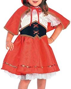 Forum Novelties Kids Deluxe Lil' Red Riding Hood Costume, Small, One Color
