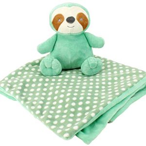 Animal Adventure | Cuddle Bundles | Woodland Sloth | Super-Soft Machine Washable Blankie & Plush Toy