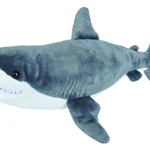 Wild Republic Great White Shark Plush Stuffed Animal Toy, Gifts for Kids, Cuddlekins 20 Inches