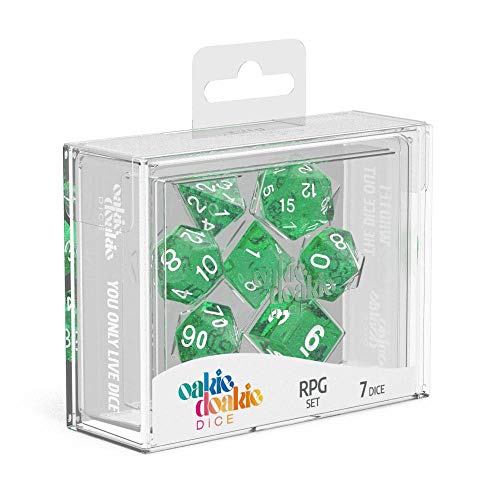 Oakie Doakie Dice RPG-Set Speckled Green