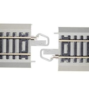 Bachmann Trains E-Z TRACK REVERSING 18" RADIUS CURVED (4/card) - NICKEL SILVER Rail With Grey Roadbed - HO Scale