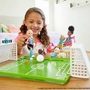 Barbie Dreamhouse Adventures 6-inch Chelsea Doll with Soccer Playset and Accessories