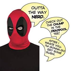 Rubies Costumes Marvel Deadpool Deluxe Mask & Speech Bubble Box Set