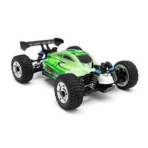 MZ GS1004 1/18 2.4G 4WD 390 Brushed Rc Car 55km/h High Speed Drift Buggy Off-Road Truck RTR Toy - Blue / Green