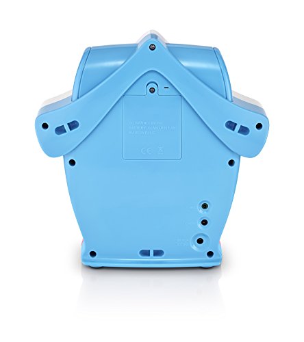Singing Machine Kids Candy House Portable Bluetooth Sing-Along Speaker with LED Lit Microphone and Rooftop (SMK470)