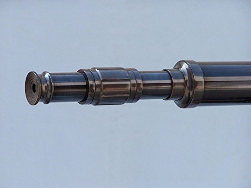 Hampton Nautical Floor Standing Oil-Rubbed Bronze Harbor Master Telescope - Nautical Scope