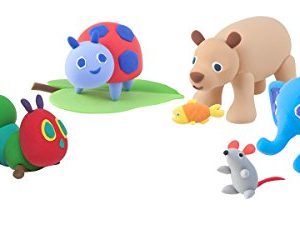 Eric Carle The Very Hungry Caterpillar Super Dough Set of 8 Tubs in Vinyl Bag Model Kit