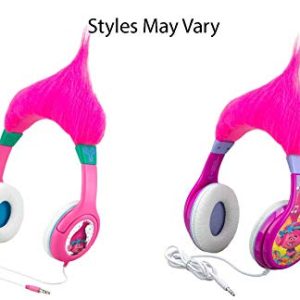 Trolls Poppy Kid Friendly Headphones with Built in Volume Limiting Feature for Kid Friendly Safe Listening