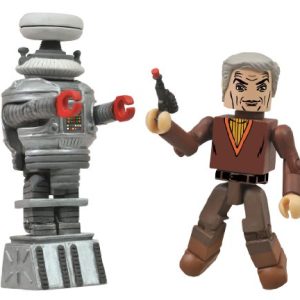 Diamond Select Toys Lost in Space Dr. Smith and B9 Robot Minimates, 2-Pack