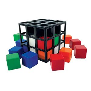 Rubik's Cage Game, Head-to-Head Brain Teaser Strategy Game Based On The Rubik’S Cube for Ages 7 & Up