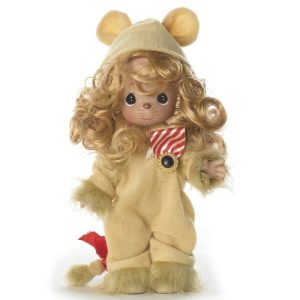 The Doll Maker Precious Moments Dolls, Linda Rick, Lion, Lion of Courage, Wizard of Oz, 7 inch Doll